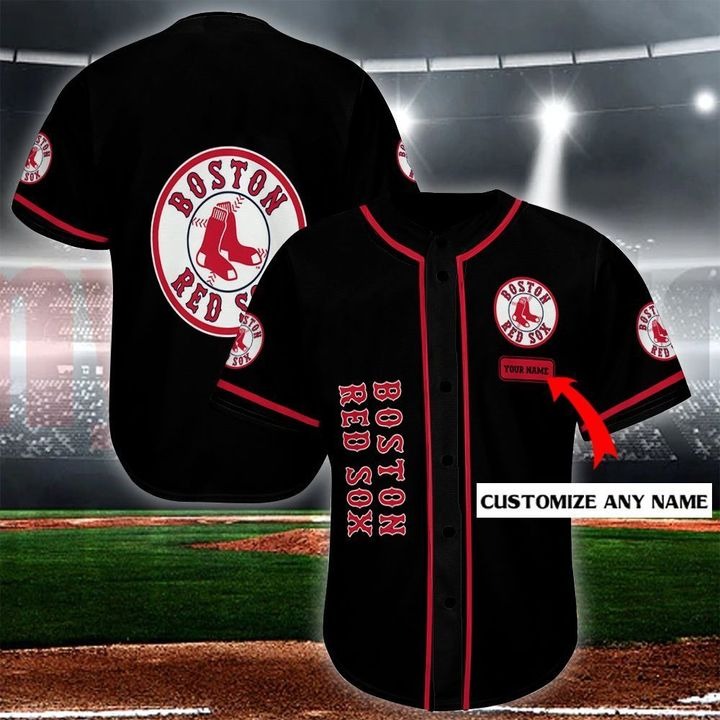 Boston Red Sox Personalized Baseball Jersey Shirt – Hothot 170821