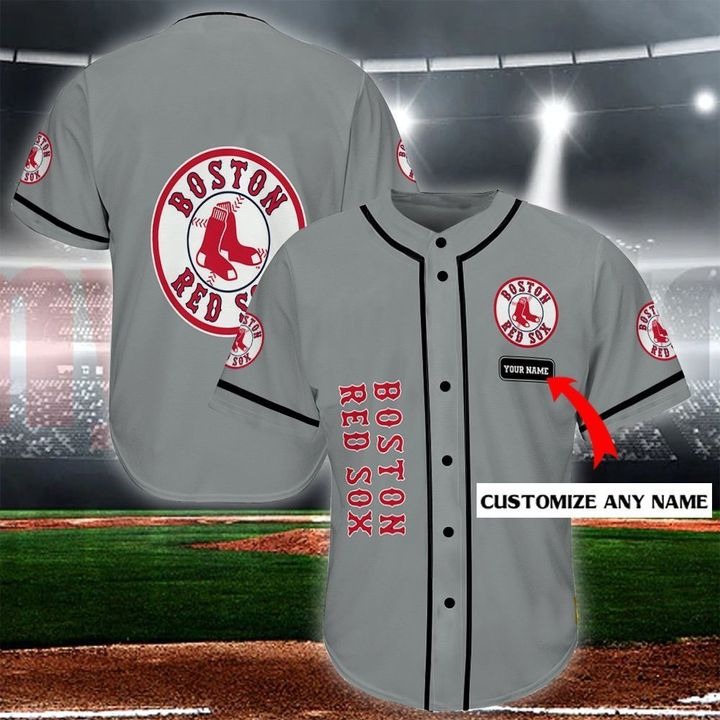Boston Red Sox Personalized Baseball Jersey Shirt 3