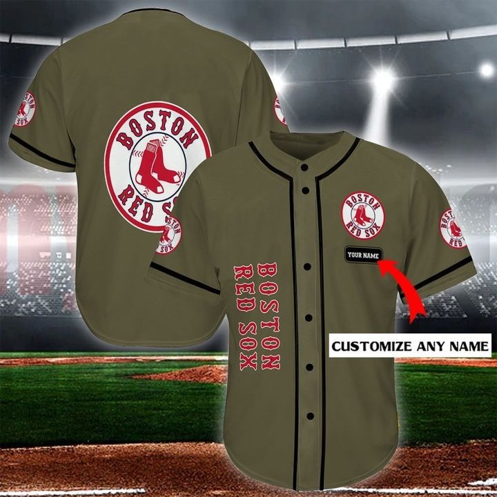 Boston Red Sox Personalized Baseball Jersey Shirt
