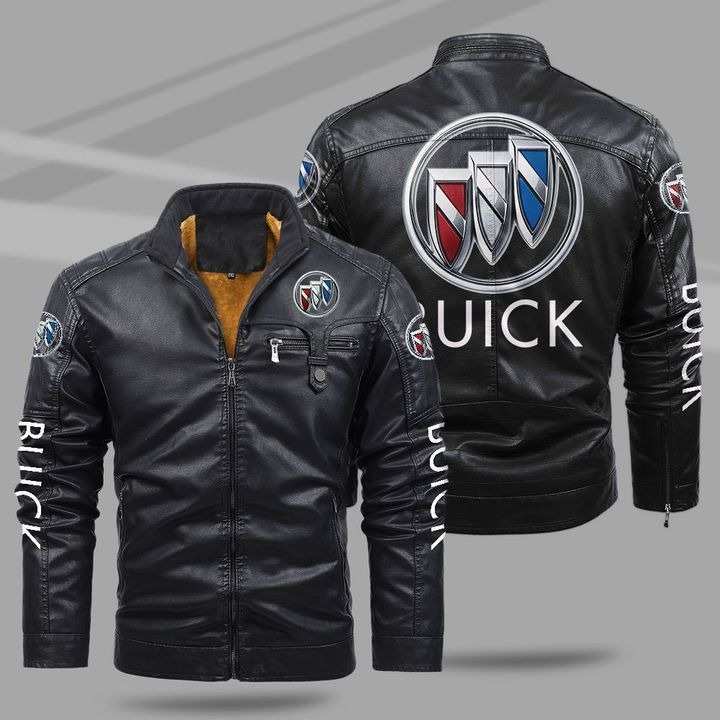 Buick Fleece Leather Jacket – Hothot 190821