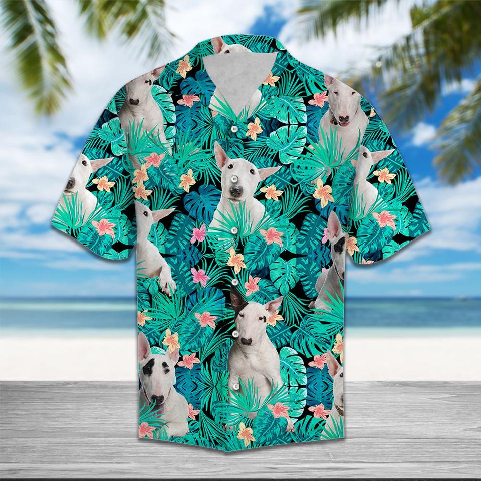 Bull terrier hawaiian shirt