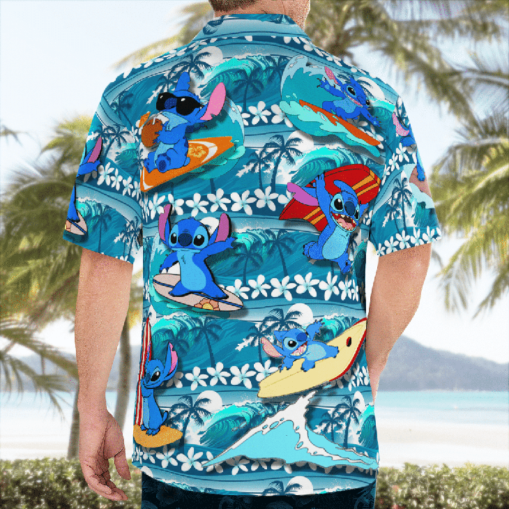 Catching Waves Soakin Rat Stich Funny Sulfing Hawaiian Shirt3
