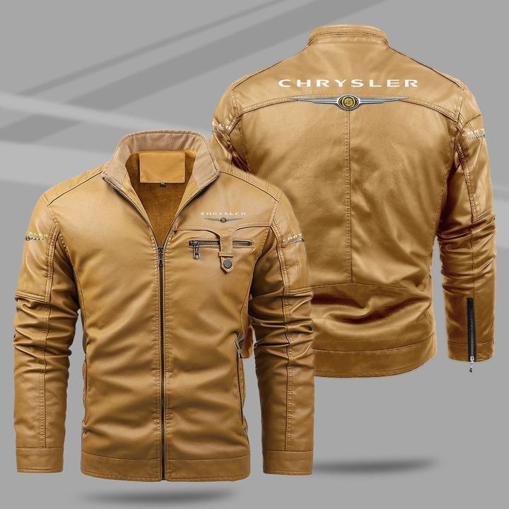 Chrysler Fleece Leather Jacket 1