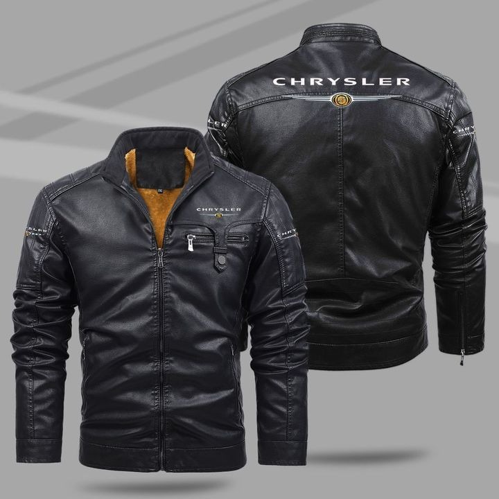 Chrysler Fleece Leather Jacket