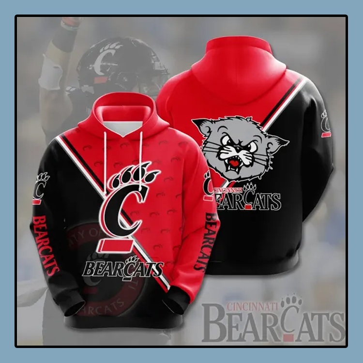 Cincinnati Bearcats All over print 3d hoodie1