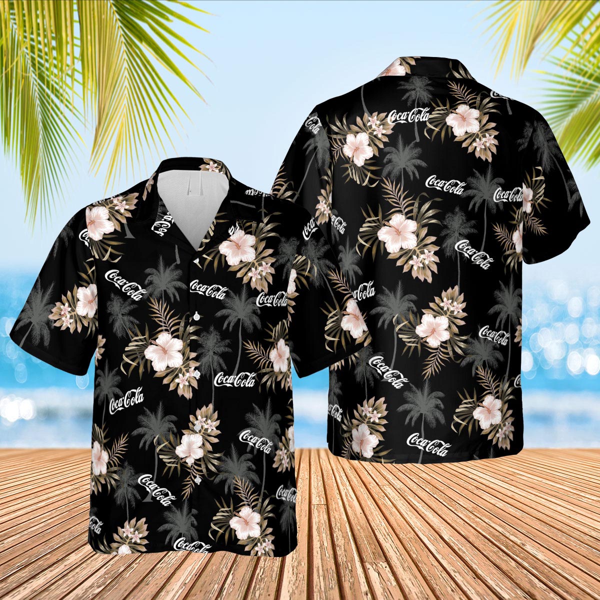 Coca-Cola Hawaiian Shirt - Picture 1