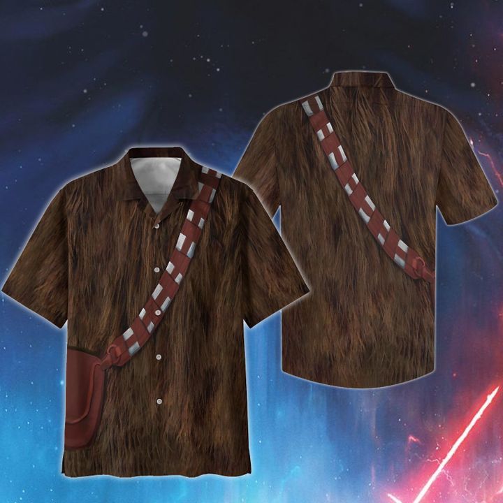 Cosplay star wars chewbacca hawaiian shirt