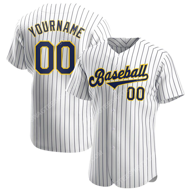 [special edition] Custom name the milwaukee brewers full printed baseball jersey – maria