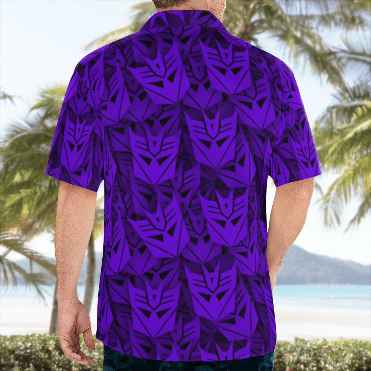 Decepticon transformer hawaiian shirt 8.4