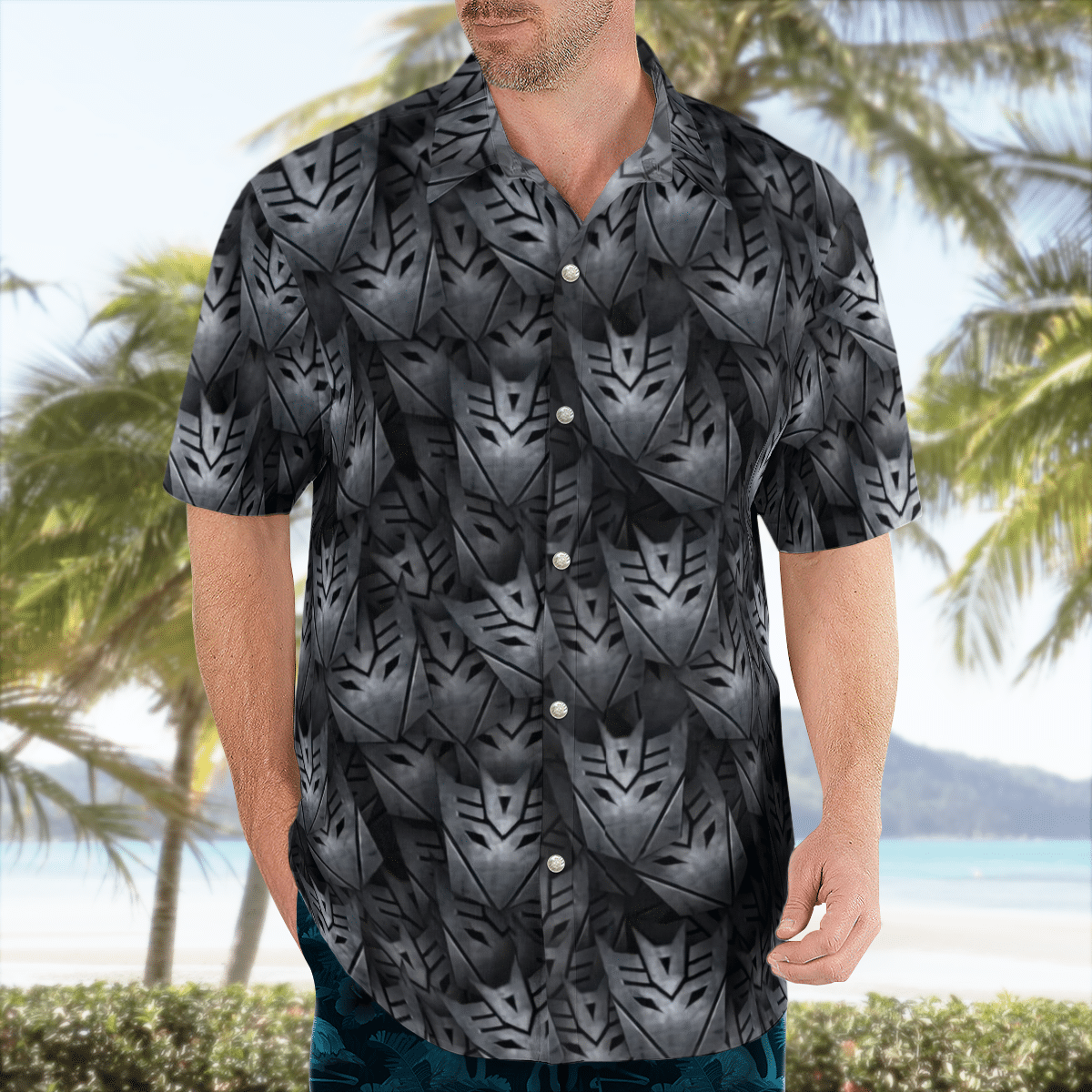 Decepticon transformer hawaiian shirt 9.1