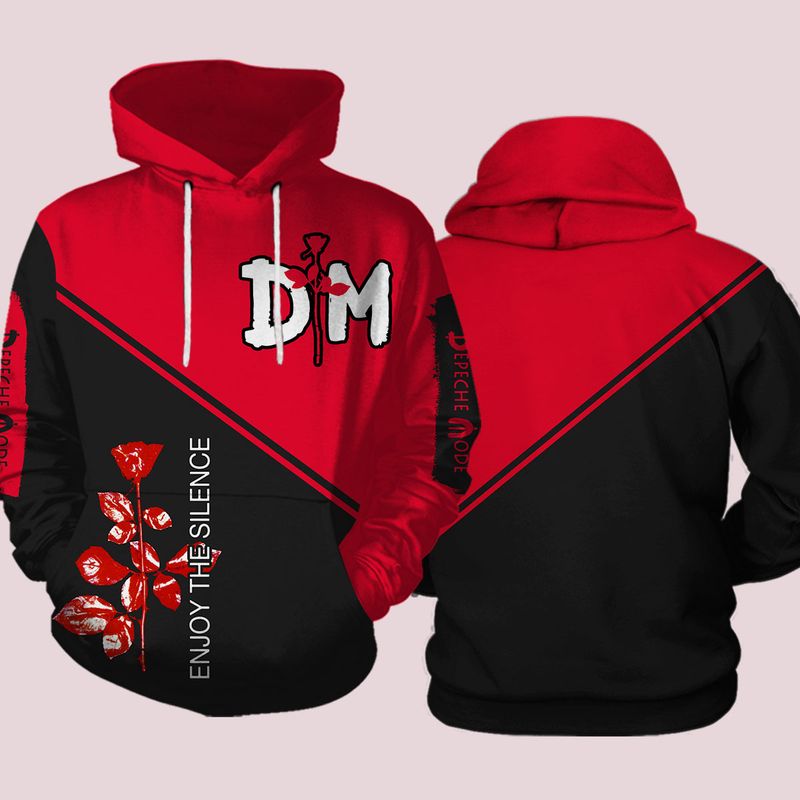 Depeche mode enjoy the silence all over print hoodie and shirt