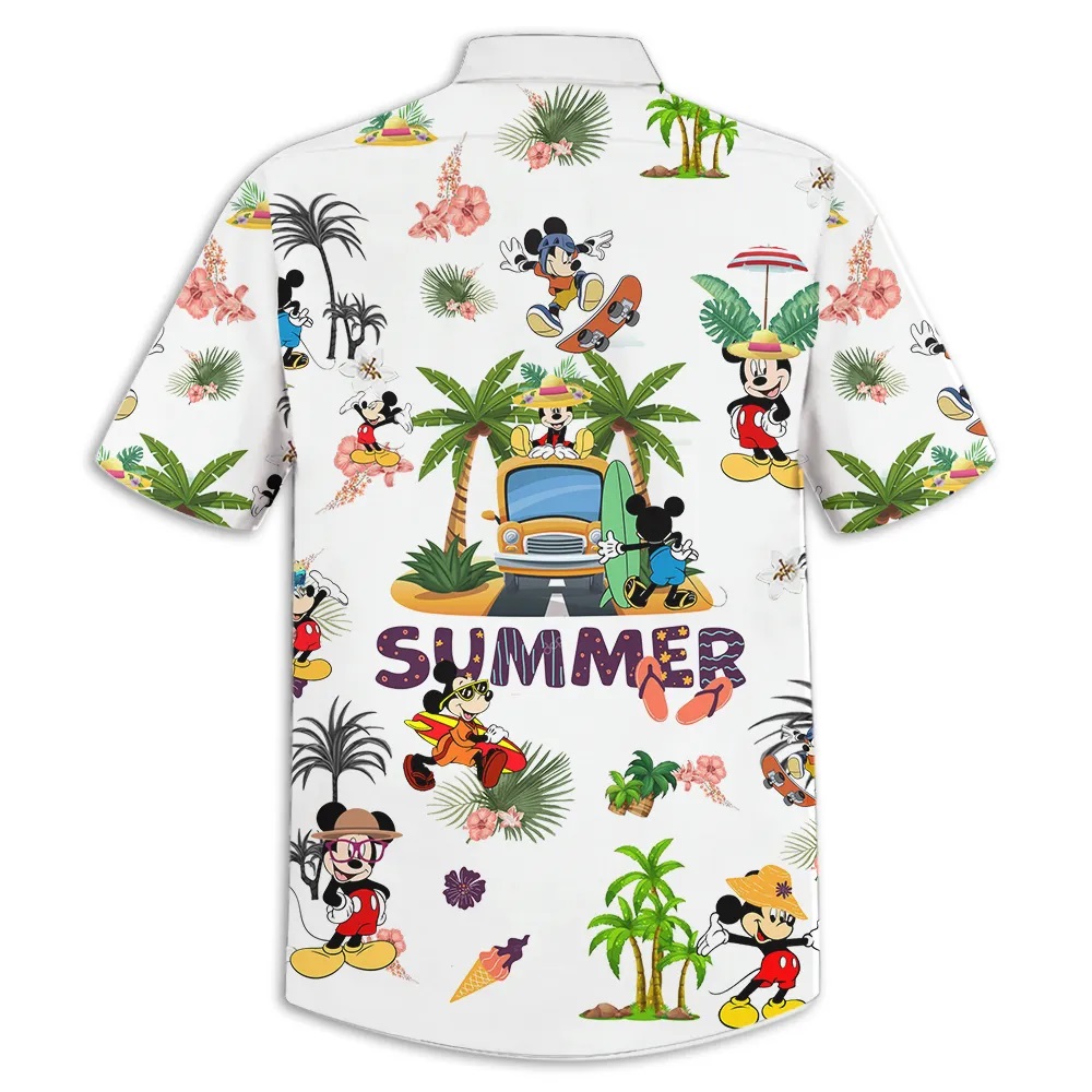 Disney Mickey mouse summer hawaiian shirt - Picture 2