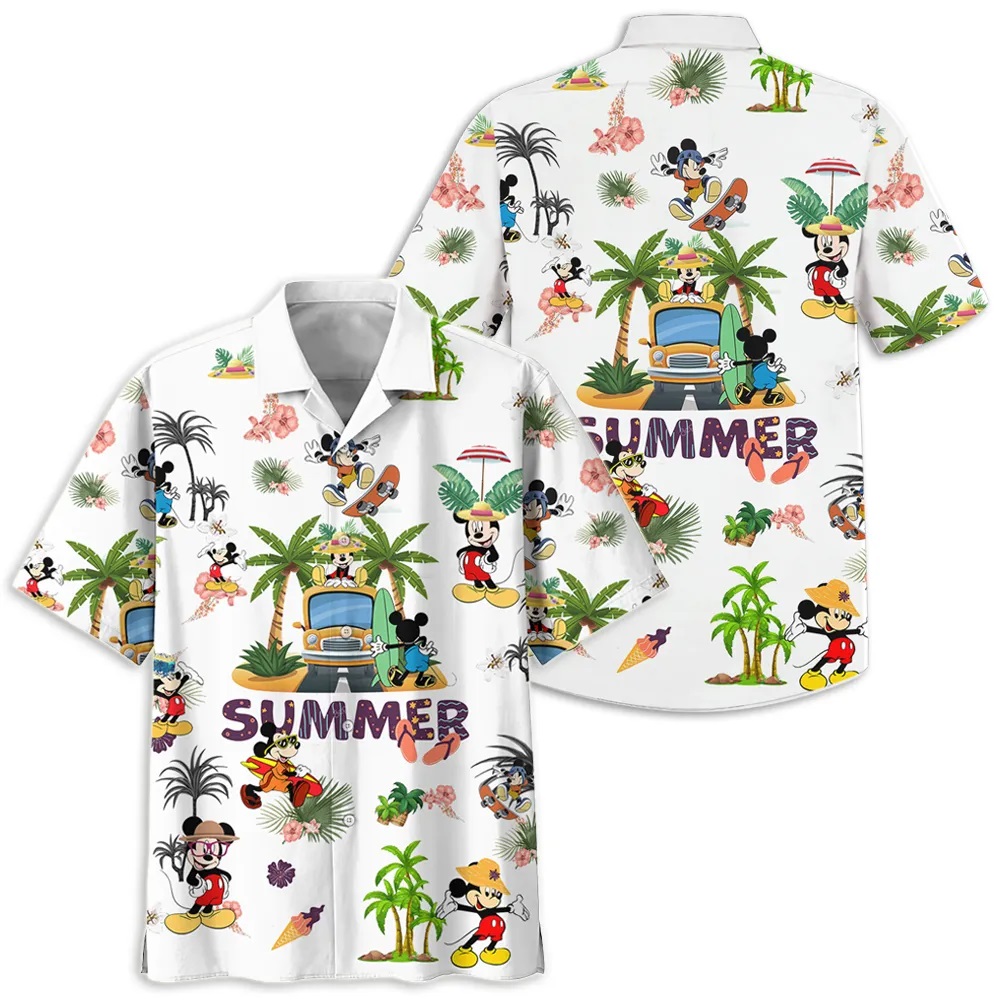 Disney Mickey mouse summer hawaiian shirt