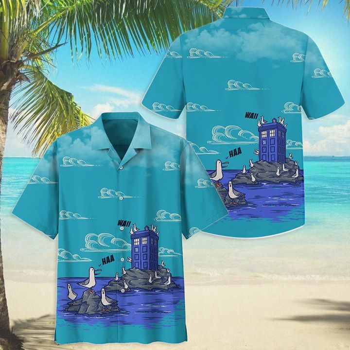 Disney and Doctor Who seagulls hawaiian shirt – Teasearch3d 120821