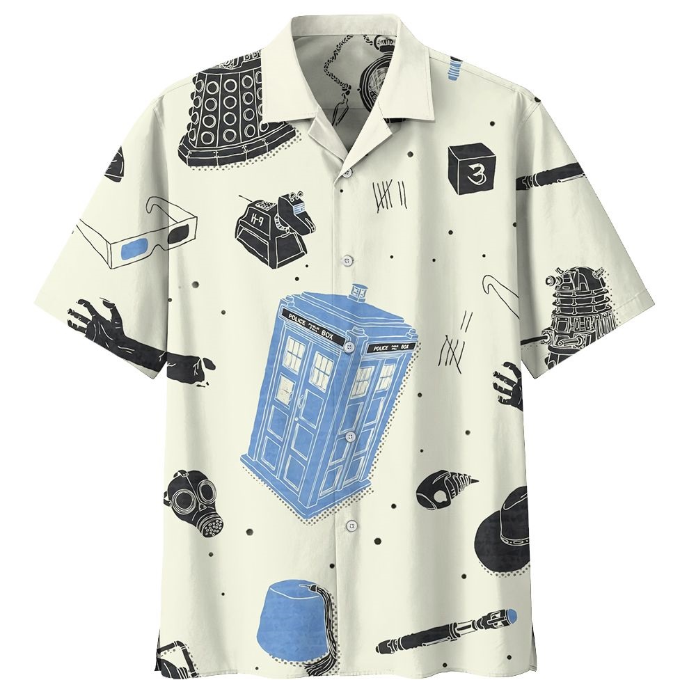 Doctor Who hawaiian shirt - Picture 1