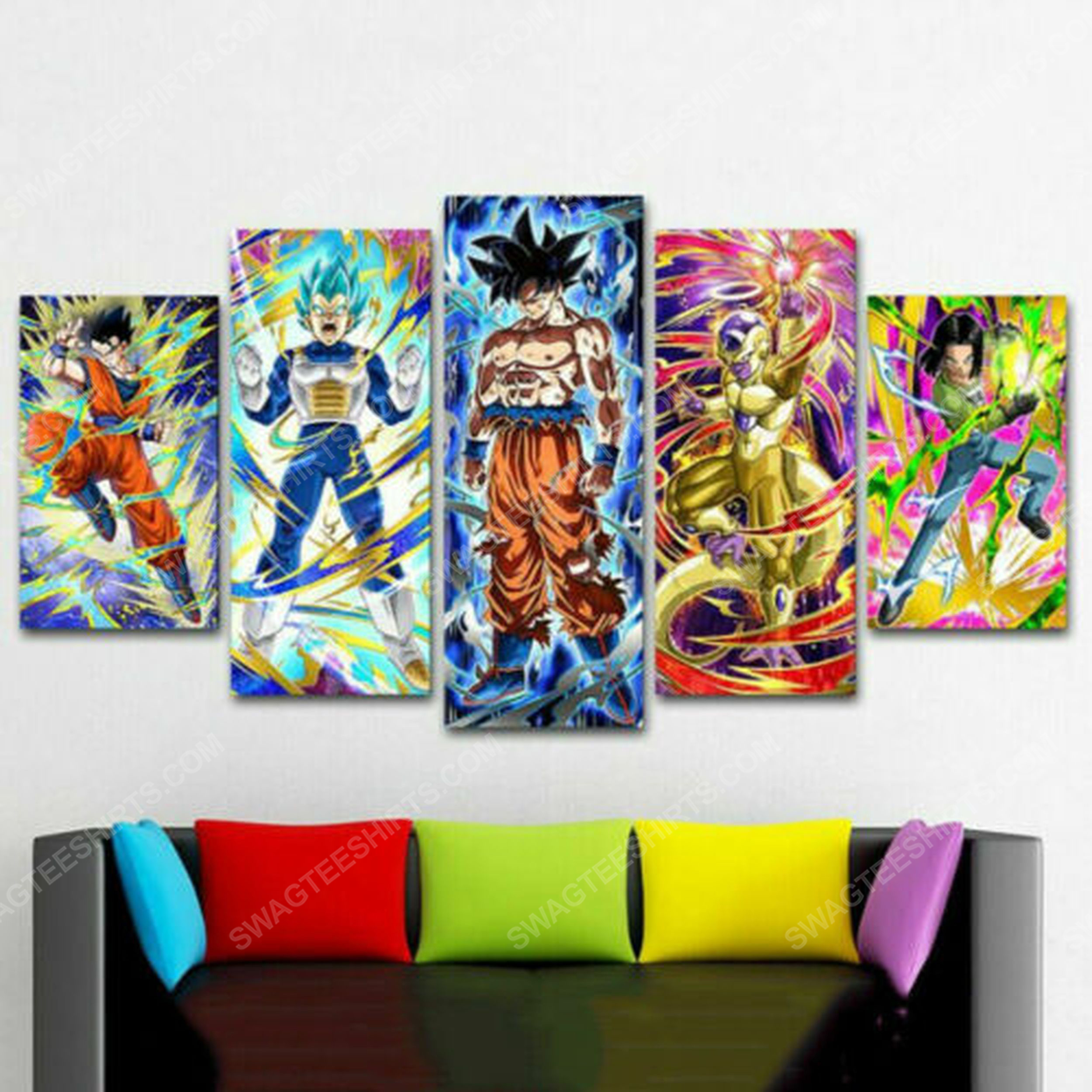 [special edition] Dragon ball z characters anime printed painting canvas wall art home decor – maria