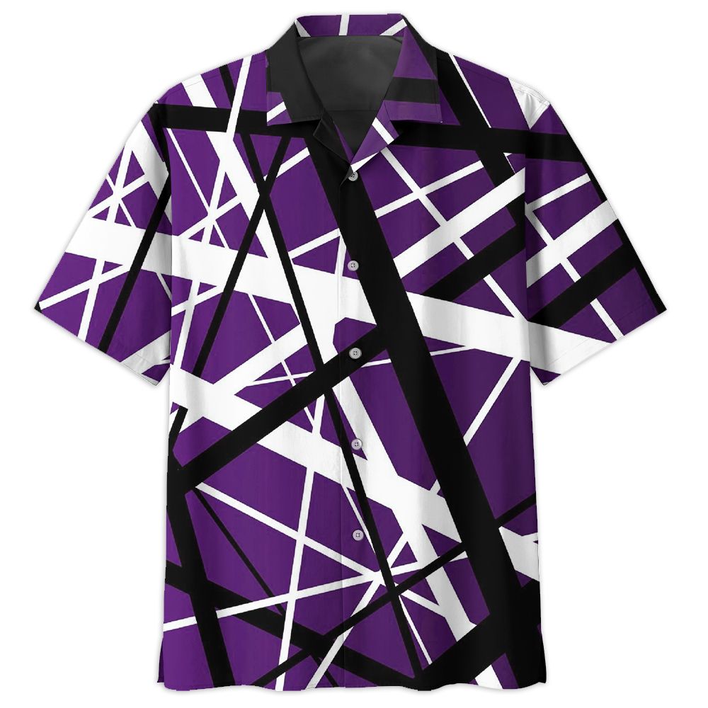 Edie Van Halen purple hawaiian shirt - Picture 1