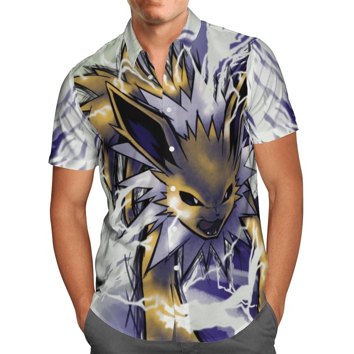 Eevee pokemon hawaiian shirt 1