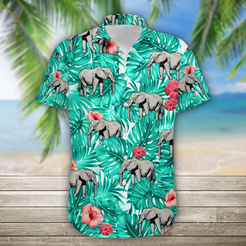Elephant hawaiian shirt