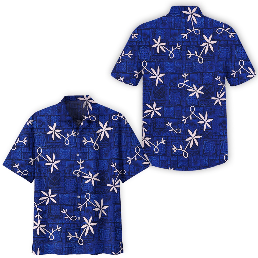 Elvis Presley vintage blue hawaiian shirt