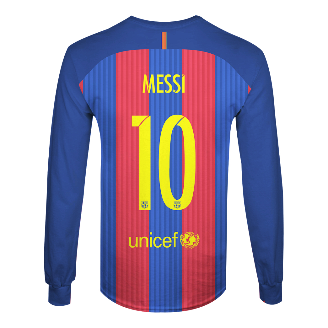 FC Barcelona Messi thank you for the memoris 3d hoodie and shirt 3