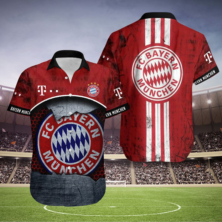 FC Bayern Munchen Hawaiian Shirt