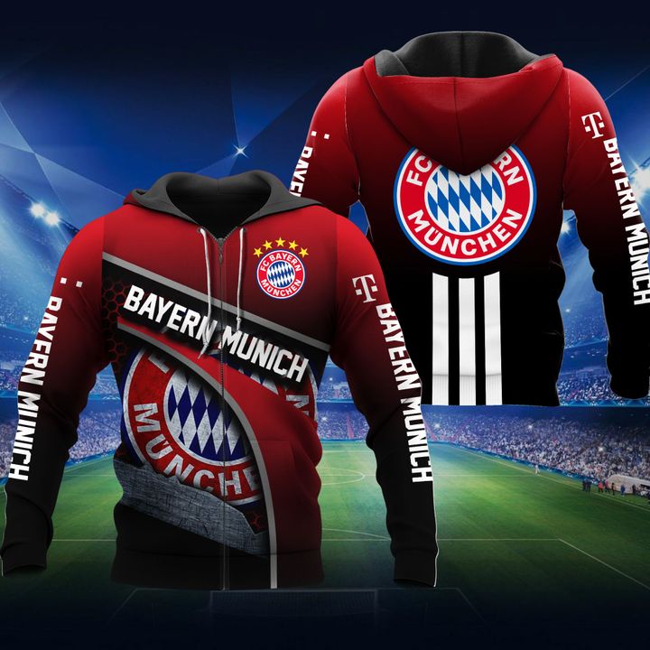 FC Bayern Munchen football 3d all over print hoodie – LIMITED EDITION