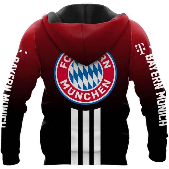 FC Bayern Munchen football 3d all over print hoodie3