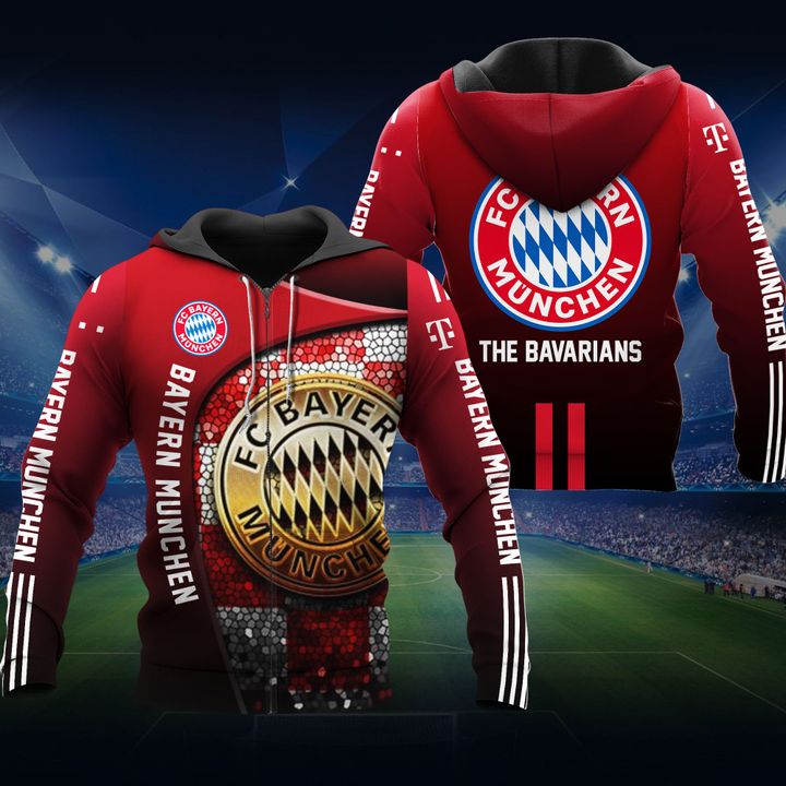 FC Bayern Munchen football 3d all over print hoodie – LIMITED EDITION