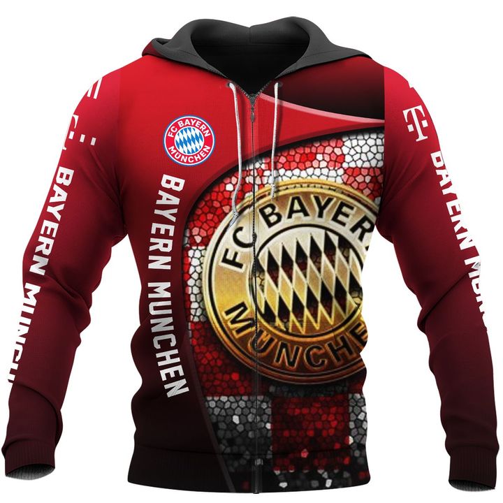 FC Bayern Munchen football 3d all over print hoodie5