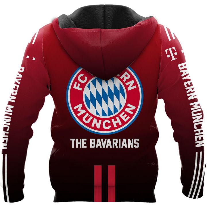 FC Bayern Munchen football 3d all over print hoodie7