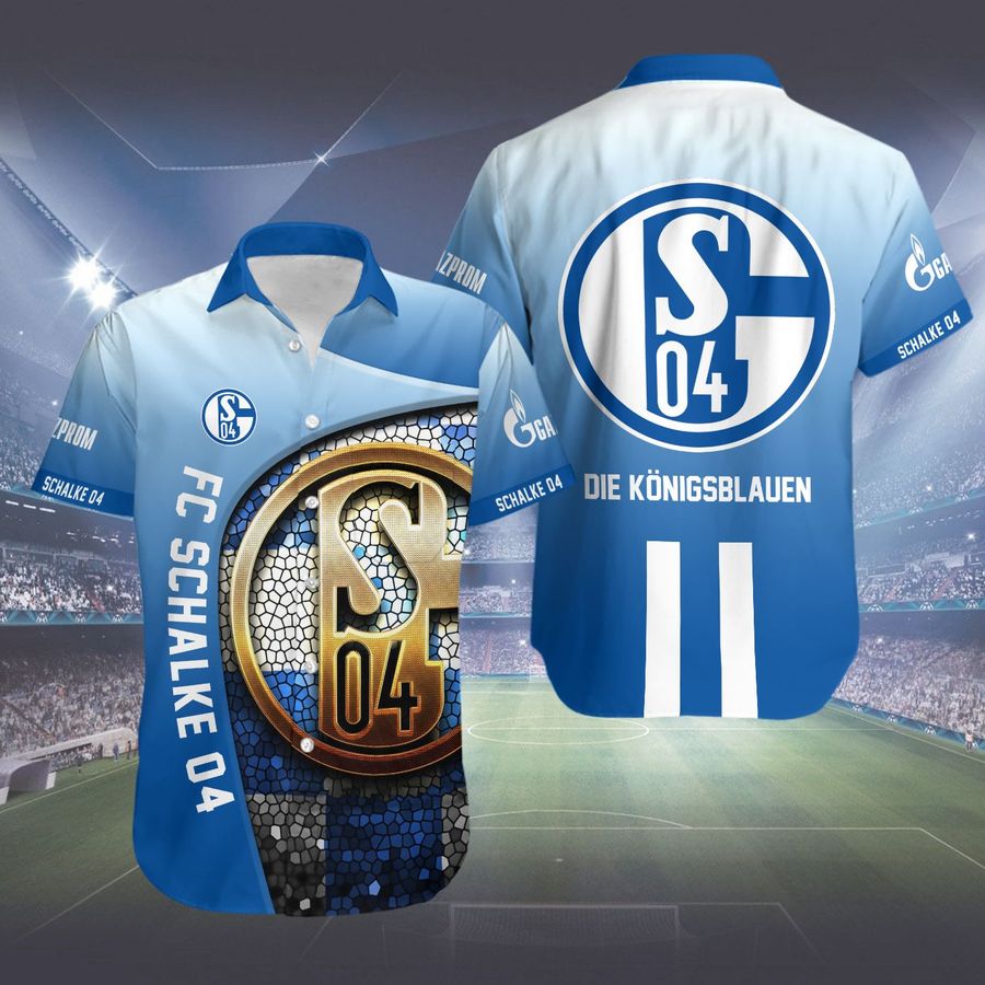 FC Schalke 04 Die Königsblauen hawaiian shirt – Dnstyles 070821