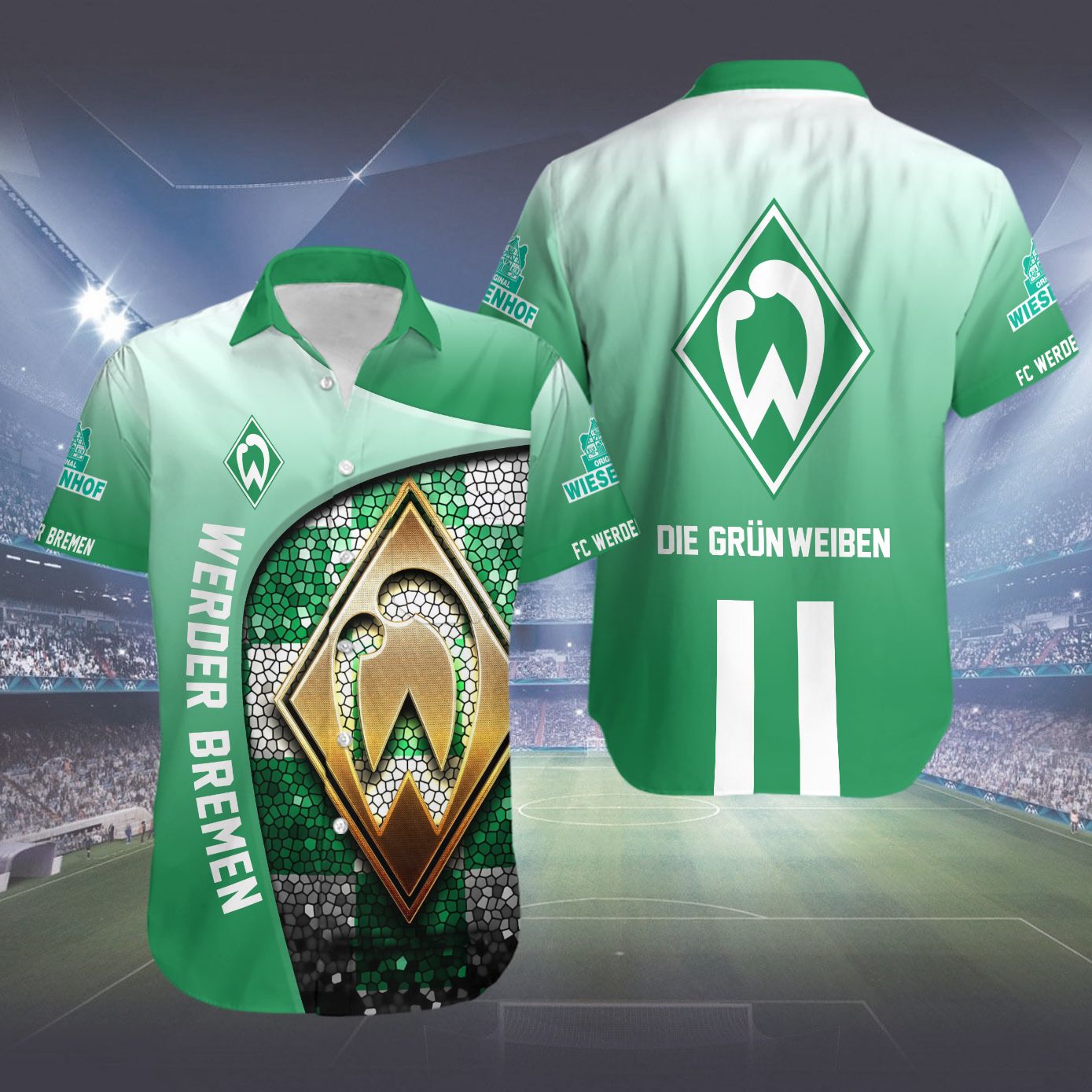 FC Werder Bremen Hawaiian shirt