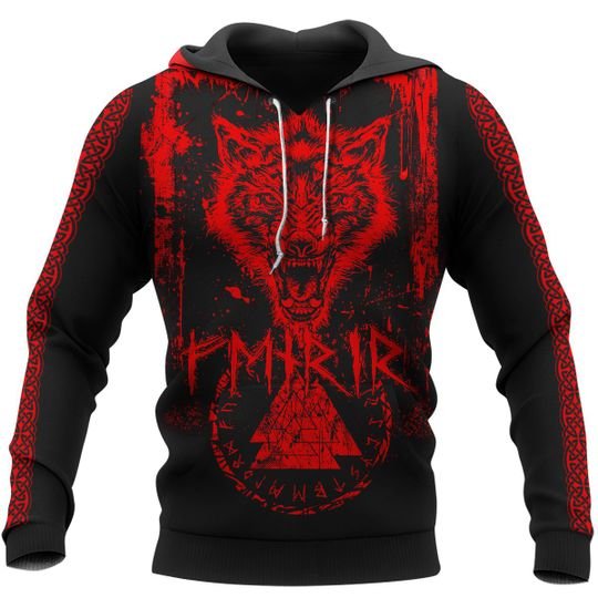 Fenrir wolf 3d hoodie  – LIMITED EDITION