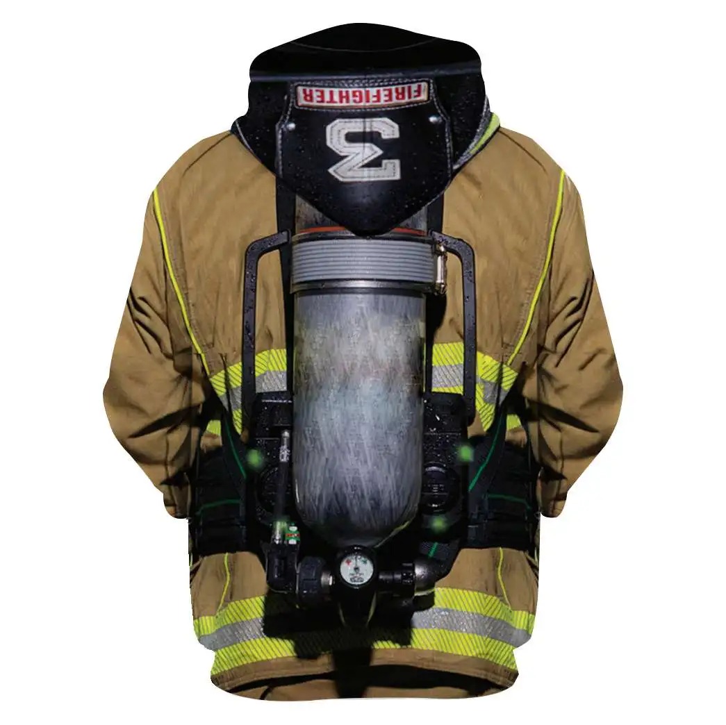 Firefighter Uniform 3D All Over Print Shirt And Hoodie 1
