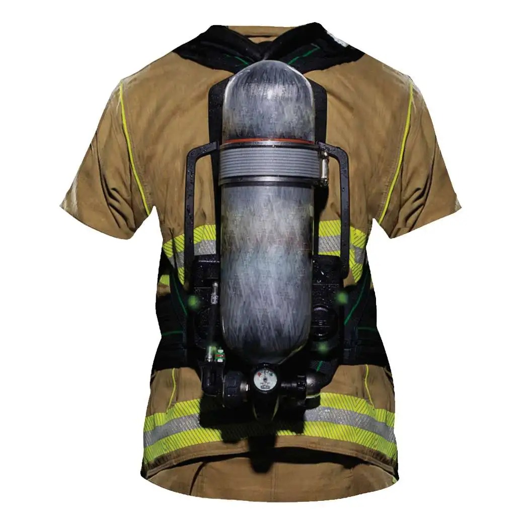 Firefighter Uniform 3D All Over Print Shirt And Hoodie 5