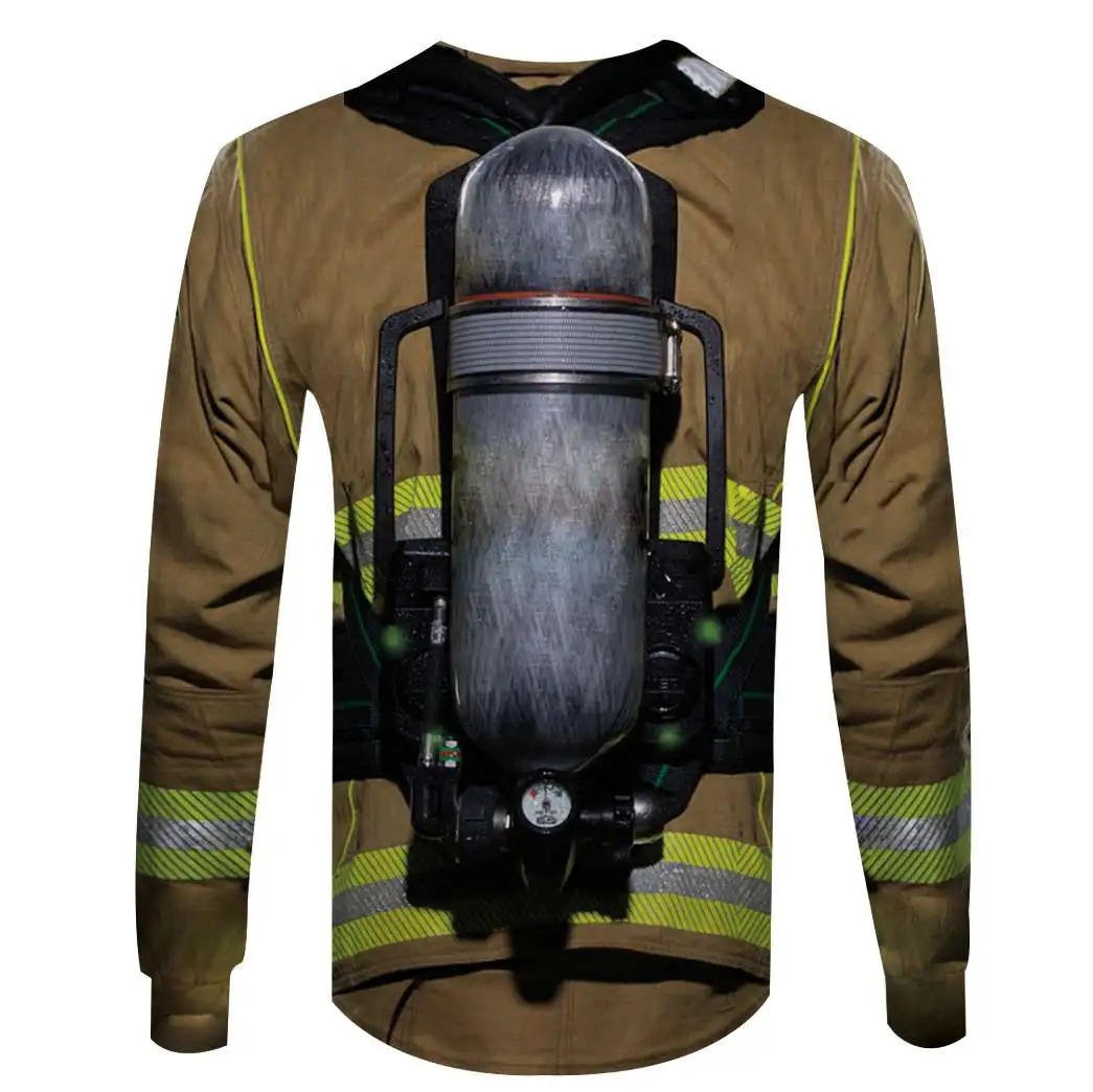 Firefighter Uniform 3D All Over Print Shirt And Hoodie 6