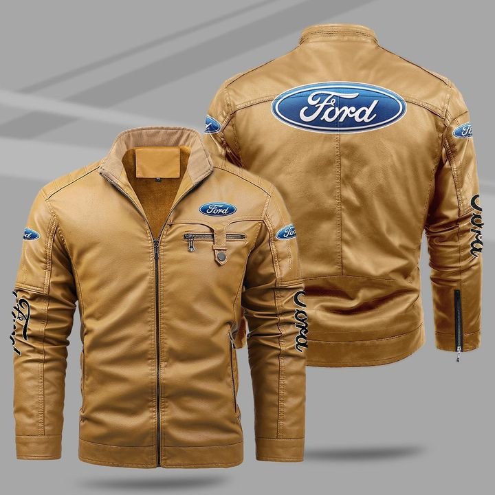 Ford Fleece Leather Jacket 1