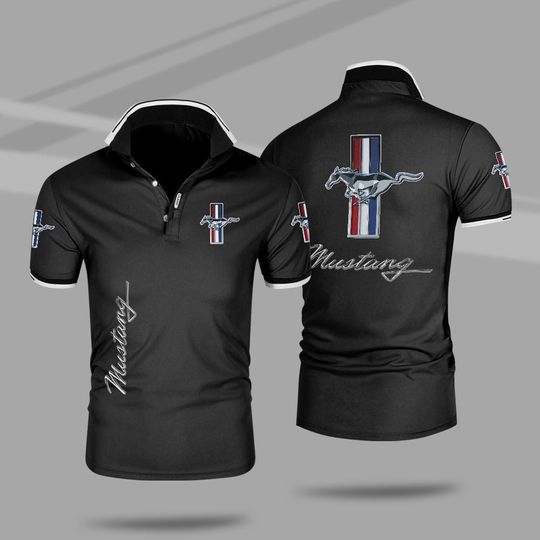 Ford mustang 3d polo shirt 1