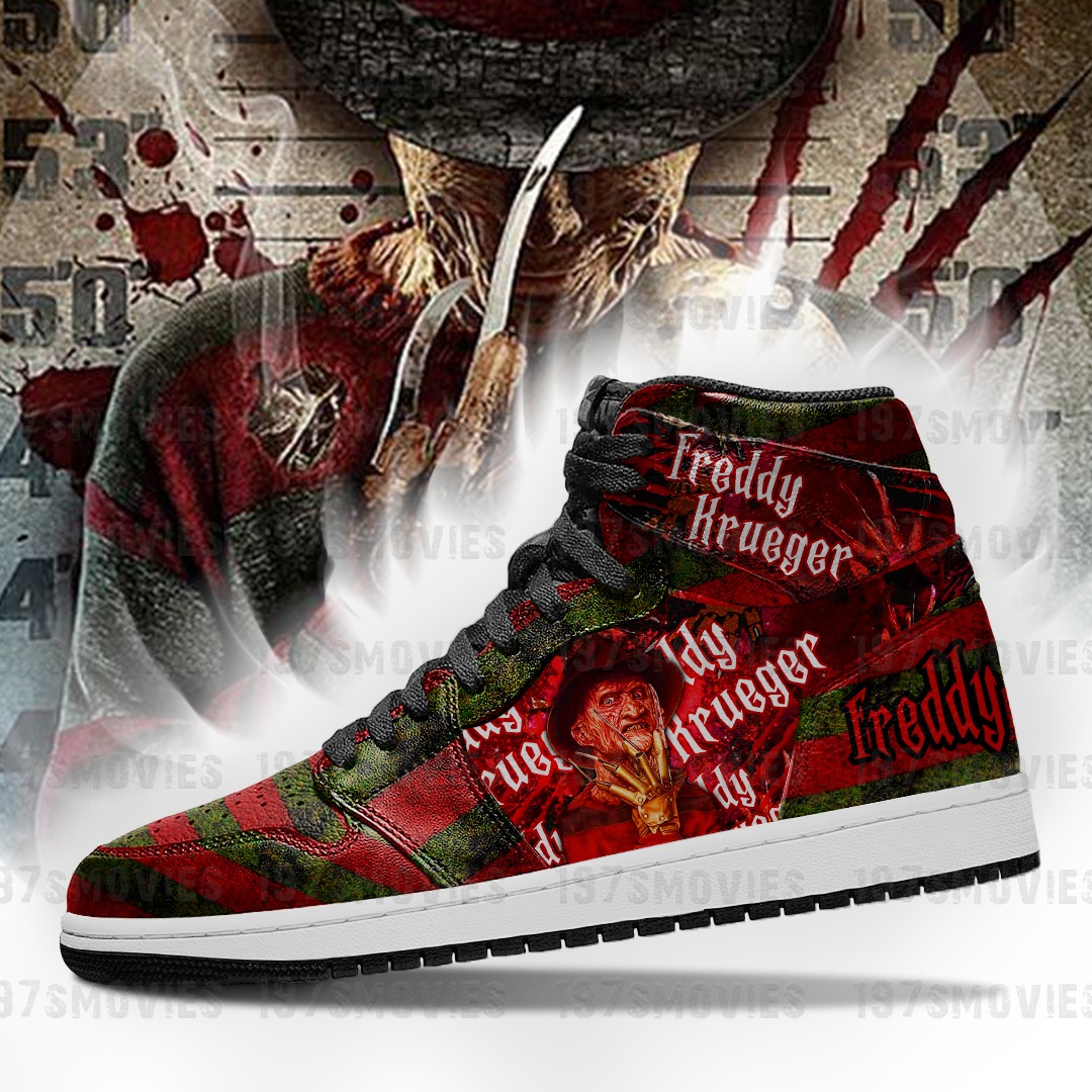 Freddy Krueger A Mightmare On Elm Street Air Jordan Sneaker Shoes 2