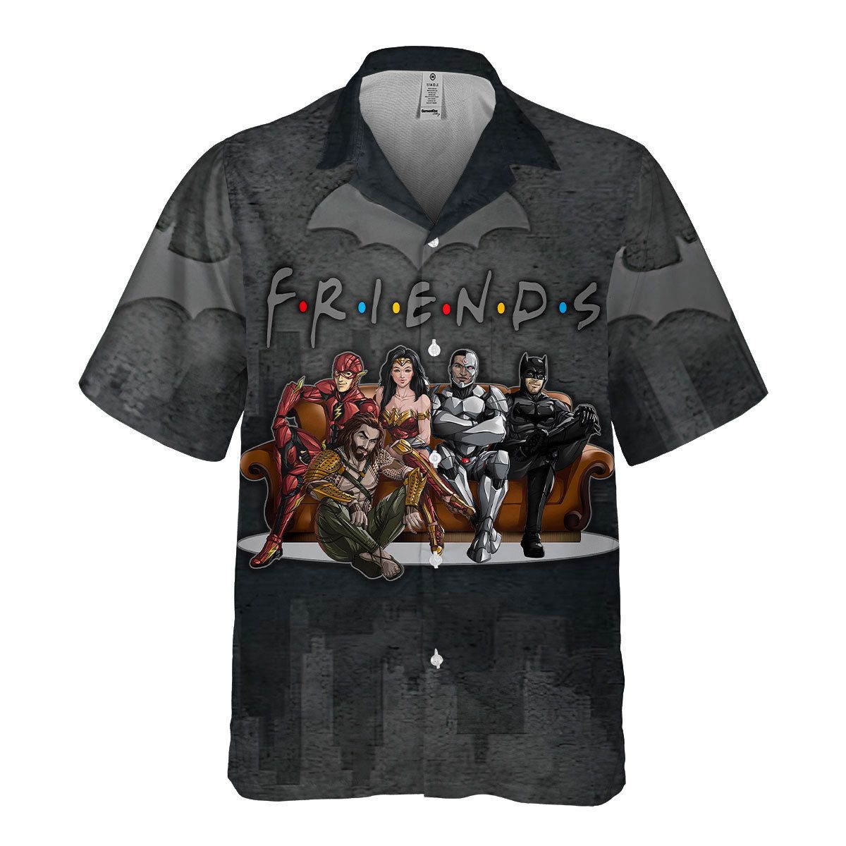 Friends TV show Batman Hawaiian shirt 2