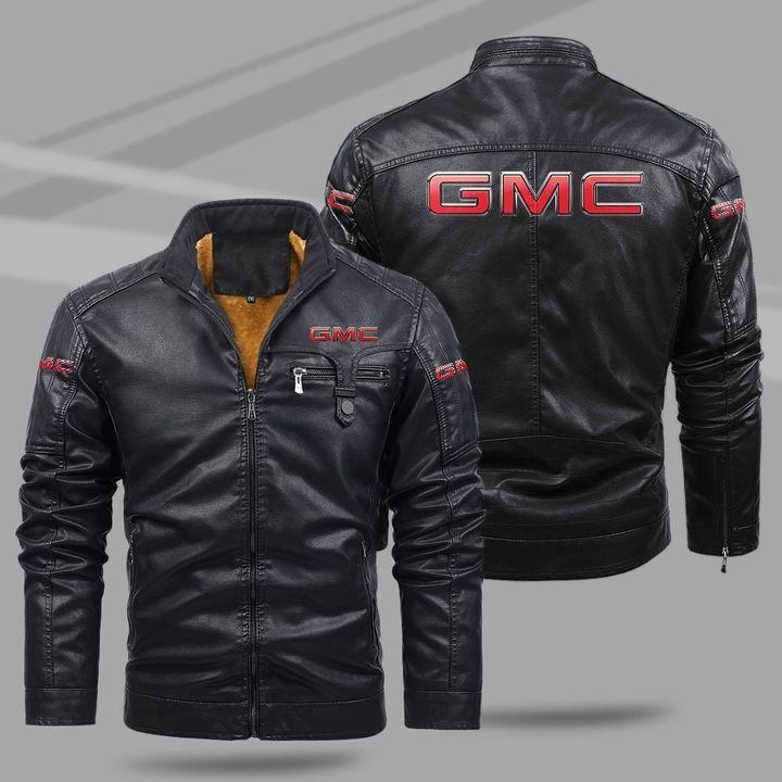GMC Fleece Leather Jacket – Hothot 190821