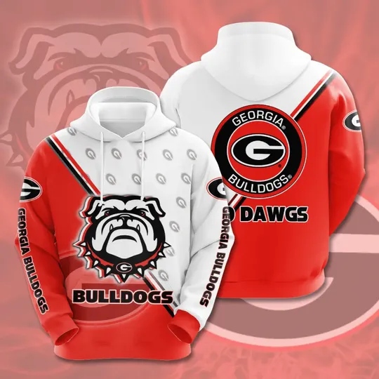 Georgia Bulldogs All over print 3d hoodie