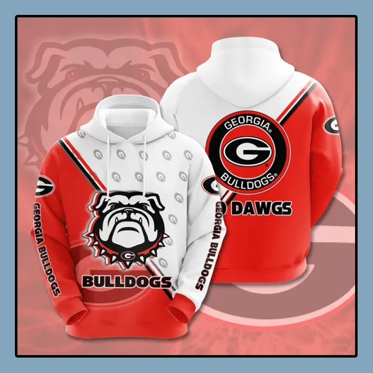 Georgia Bulldogs All over print 3d hoodie1