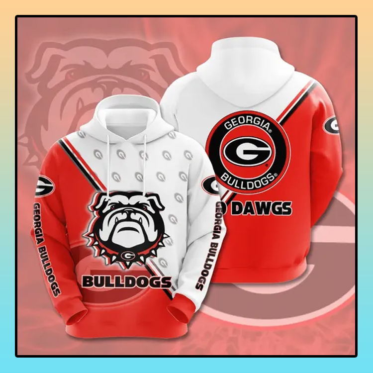 Georgia Bulldogs All over print 3d hoodie3