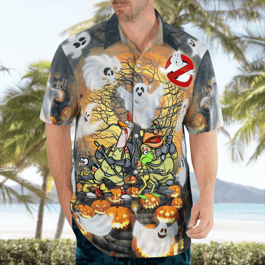 Ghost Muppers Halloween Hawaiian Shirt2