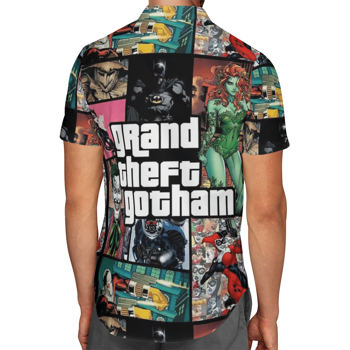Grand Theft Gotham Hawaiian shirt 2