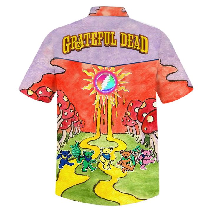Grateful Dead Dancing Bears Hawaiian Shirt 2