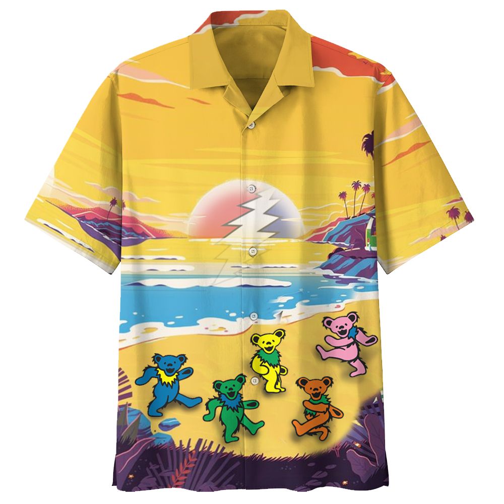 Grateful Dead beach hawaiian shirt - Picture 1