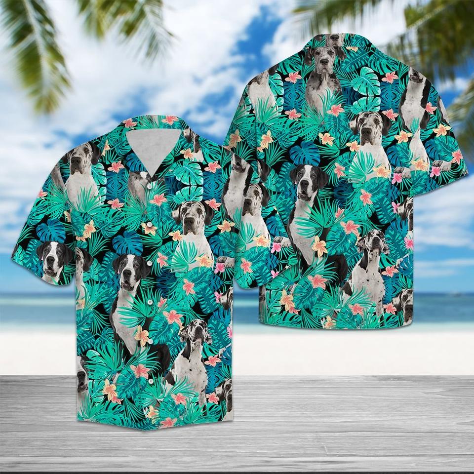 Great dane hawaiian shirt1